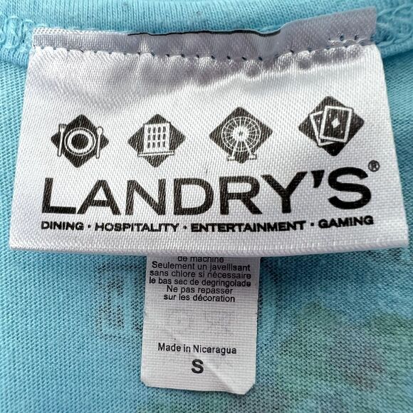 Rainforest Café Disney World “Paradise Is One Beach Away” Blue Tank Top Size S - Picture 4 of 4